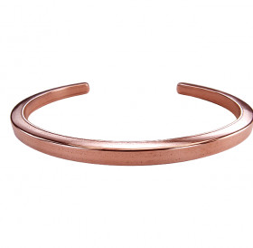 Square bracelet No. 1. 4 X 4 mm Copper