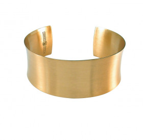 Wide concave bracelet