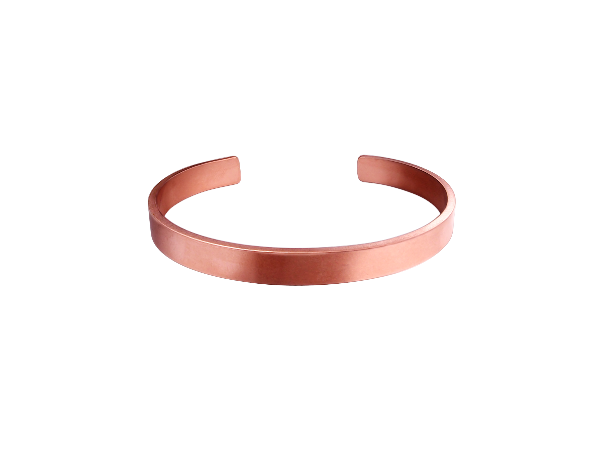 Bracelet matt thickness 2.5 mm. Copper