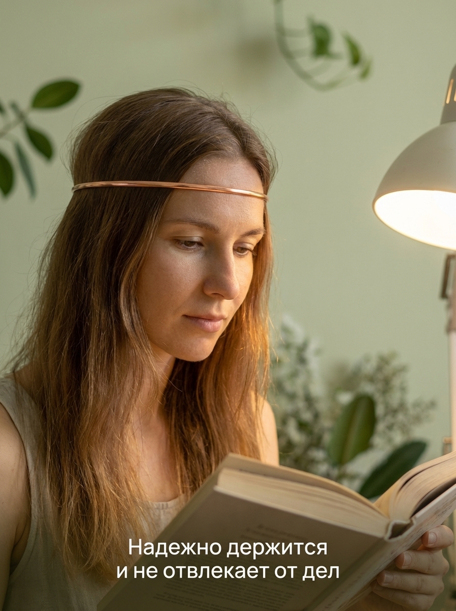 Очелье простое на кольце