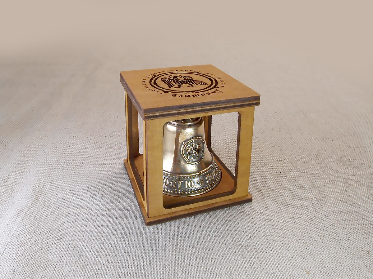 Souvenir box-1 for bells No. 3. Wood.