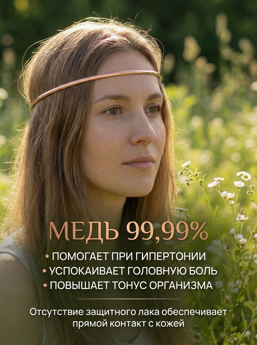 Очелье простое на кольце