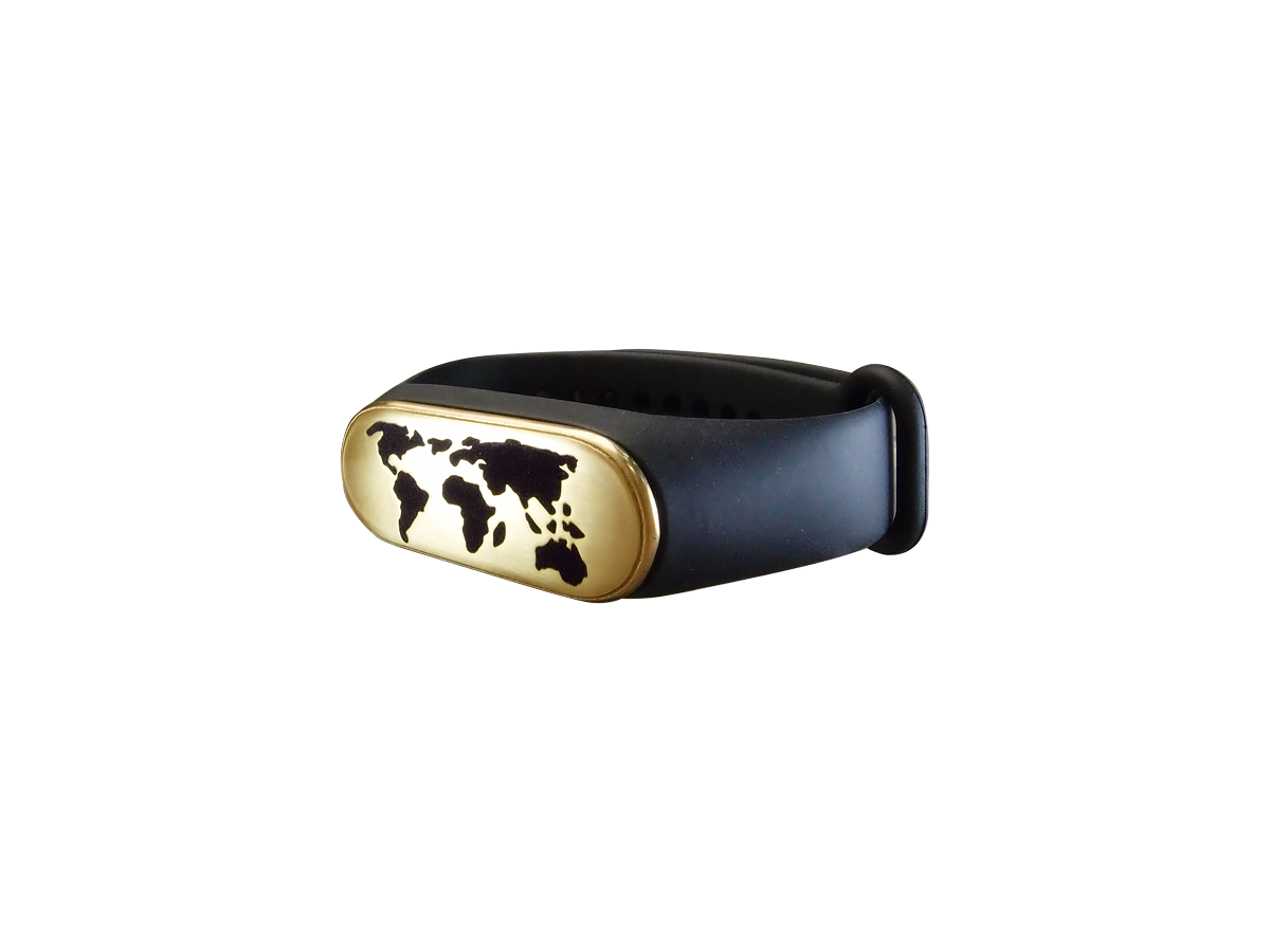 Silicone bracelet "Map of the world"