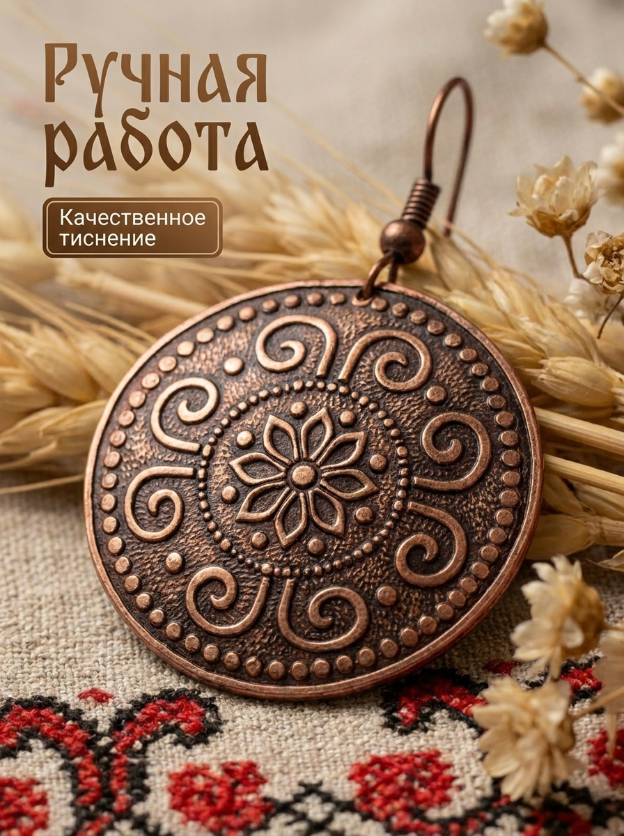 Серьги "Достаток"