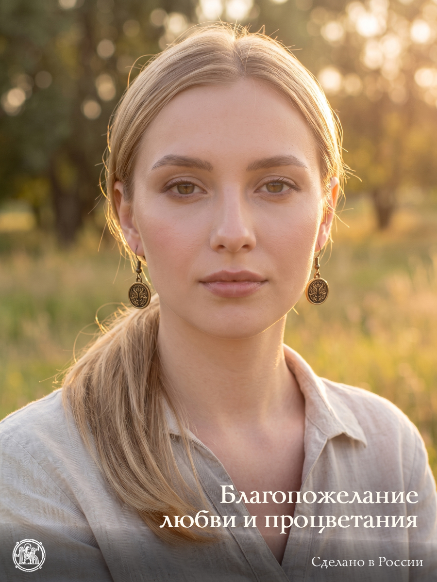 Серьги «Суздальские голуби»