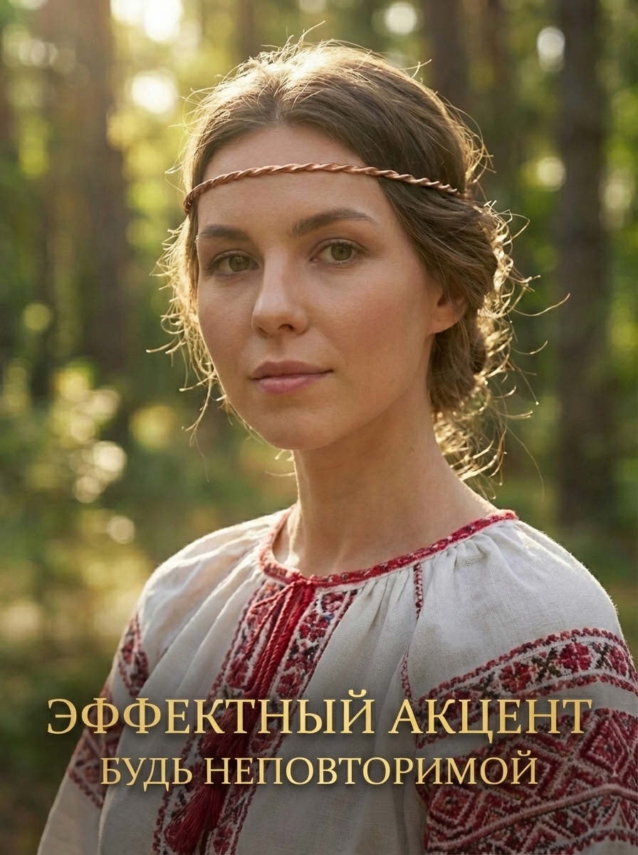 Очелье витое с цепочкой