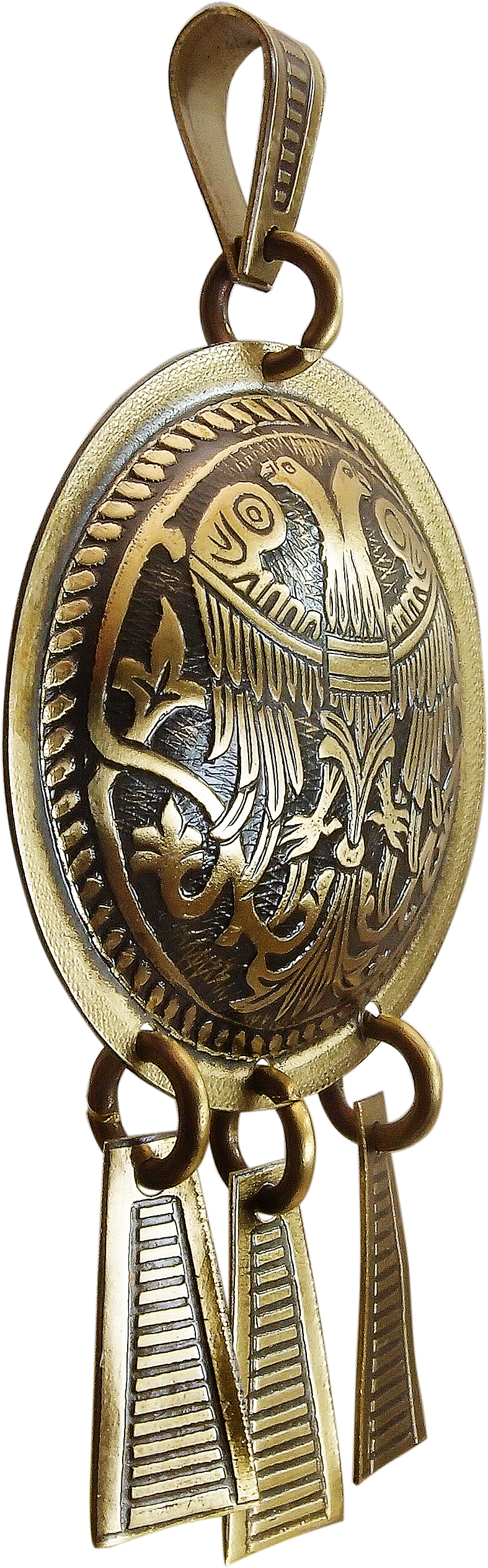 Подвеска шумящая «Двуглавая птица»